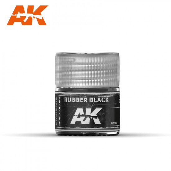 Real Colours Series Acrylic Lacquer Paint - Rubber Black (10ml) Real Colours Series Acrylic Lacquer Paint - Rubber Black (10ml)