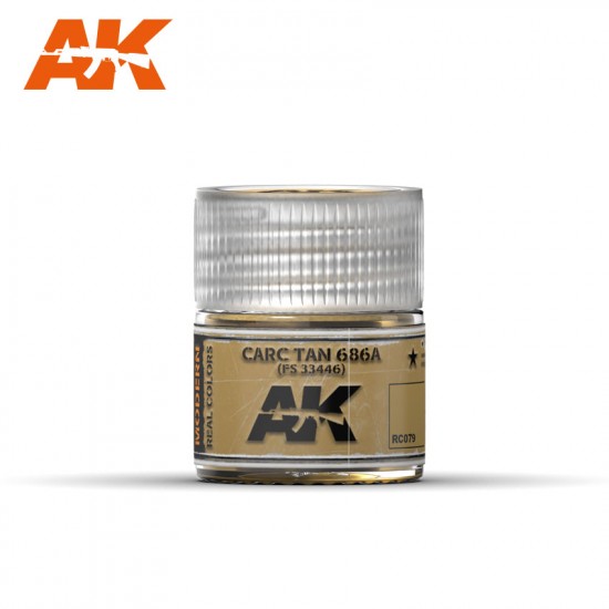 Real Colours Series Acrylic Lacquer Paint - Carc Tan 686A (10ml) Real Colours Series Acrylic Lacquer Paint - Carc Tan 686A (10ml)