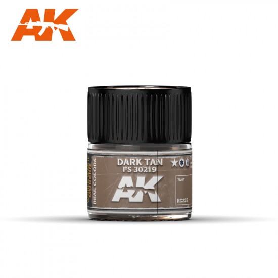 Real Colours Aircraft Acrylic Lacquer Paint - Dark Tan FS 30219 (10ml) Real Colours Aircraft Acrylic Lacquer Paint - Dark Tan FS 30219 (10ml)
