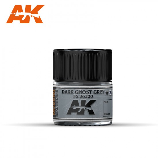 Real Colours Aircraft Acrylic Lacquer Paint - Dark Ghost Grey FS 36320 (10ml) Real Colours Aircraft Acrylic Lacquer Paint - Dark Ghost Grey FS 36320 (10ml)