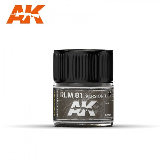 Real Colours Aircraft Acrylic Lacquer Paint - RLM 81 Version 3 (10ml) Real Colours Aircraft Acrylic Lacquer Paint - RLM 81 Version 3 (10ml)