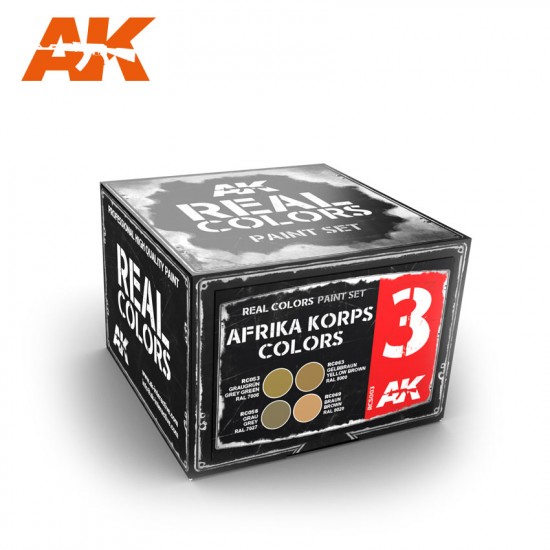 Acrylic Lacquer Paints Set - Afrika Korps Colours (4 x 10ml) Acrylic Lacquer Paints Set - Afrika Korps Colours (4 x 10ml)
