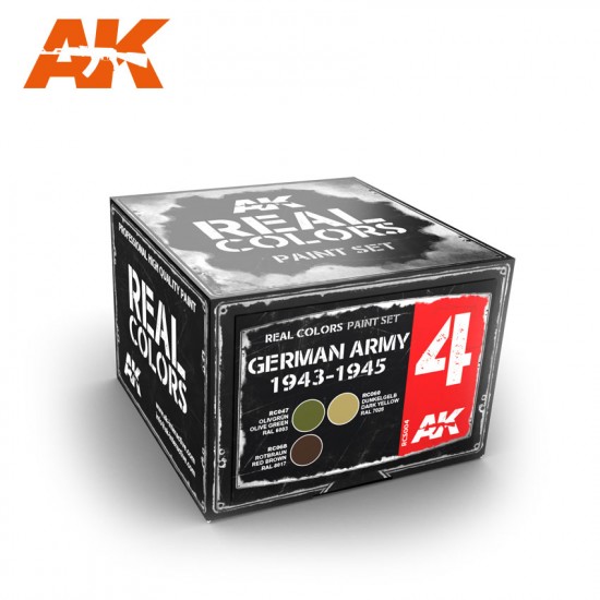 Acrylic Lacquer Paints Set - German Army 1943-1945 (3 x 10ml) Acrylic Lacquer Paints Set - German Army 1943-1945 (3 x 10ml)