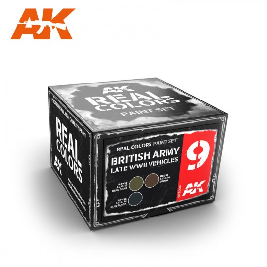 Acrylic Lacquer Paints Set - British Army Late WWII Vehicles (3 x 10ml) Acrylic Lacquer Paints Set - British Army Late WWII Vehicles (3 x 10ml)