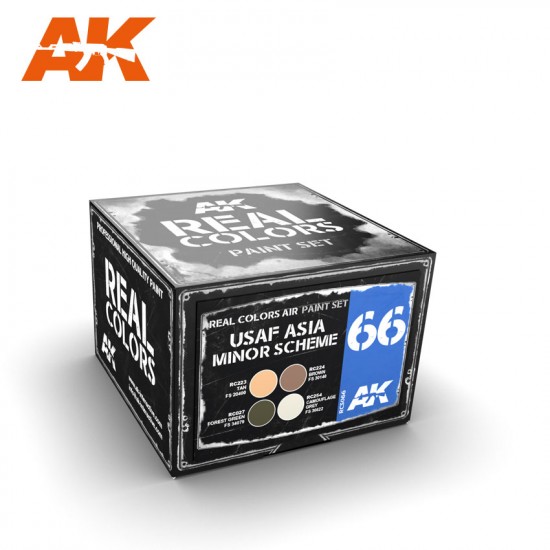 Acrylic Lacquer Paints Set - USAF Asia Minor Scheme (4 x 10ml) Acrylic Lacquer Paints Set - USAF Asia Minor Scheme (4 x 10ml)