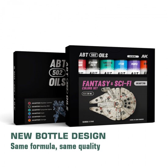 502 Abteilung Oils Set - Fantasy & Sci-Fi Colours (6 x 20ml) 502 Abteilung Oils Set - Fantasy & Sci-Fi Colours (6 x 20ml)