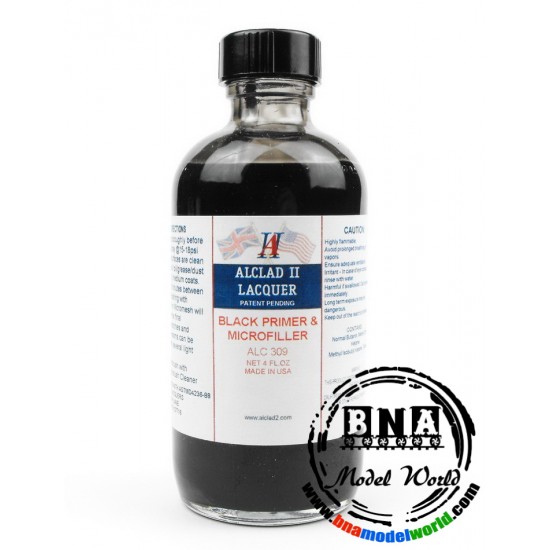 Black Primer and Microfiller 4oz/120ml Black Primer and Microfiller 4oz/120ml