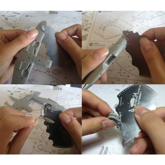Grinding Tool (Scraper) for All Scale Gundam Models