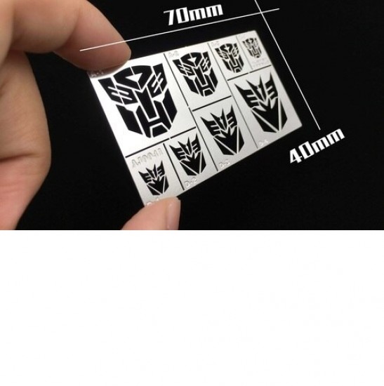Transformer Logo Stencil (Masking) for 1/32, 1/35 Scale Models (80x40mm) Transformer Logo Stencil (Masking) for 1/32, 1/35 Scale Models (80x40mm)