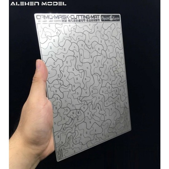 Camo Steel Stencil (Masking, 2-sided) for 1/32, 1/35 Scale Models (210x142mm) Camo Steel Stencil (Masking, 2-sided) for 1/32, 1/35 Scale Models (210x142mm)