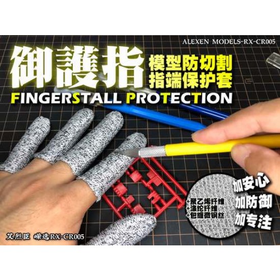 Anti-Cut Finger Glove for All Scale Models Anti-Cut Finger Glove for All Scale Models