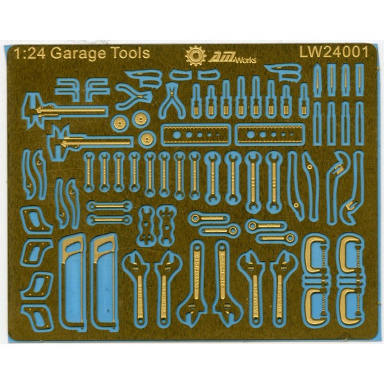 1/24 Mechanic Tools (Connectionless Photoetch)