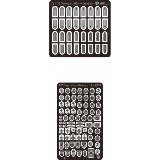 1/35 German WWII Wehrmacht Uniform Insignia and Devices (Decals&PE) 1/35 German WWII Wehrmacht Uniform Insignia and Devices (Decals&PE)