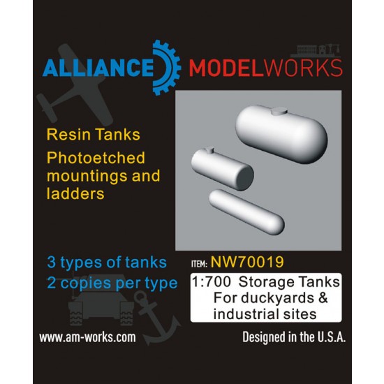 1/700 Storage Tanks for Dockyards & Industrial Sites 1/700 Storage Tanks for Dockyards & Industrial Sites