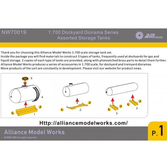 1/700 Storage Tanks for Dockyards & Industrial Sites 1/700 Storage Tanks for Dockyards & Industrial Sites