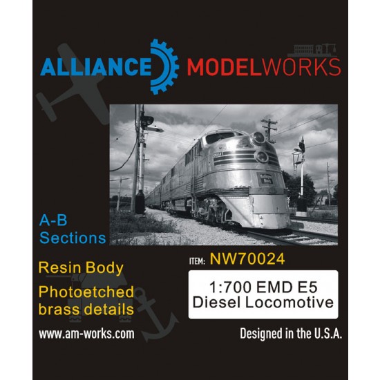 1/700 EMD E5 Diesel Locomotive 1/700 EMD E5 Diesel Locomotive