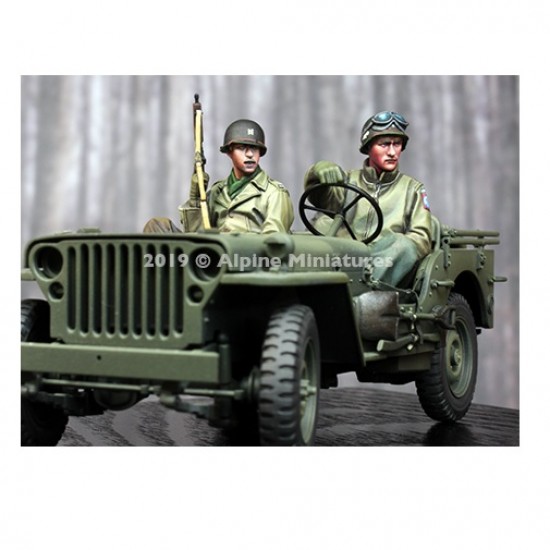 1/35 WWII US Jeep Crew Set (2 figures) 1/35 WWII US Jeep Crew Set (2 figures)