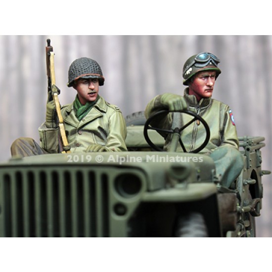 1/35 WWII US Jeep Crew Set (2 figures) 1/35 WWII US Jeep Crew Set (2 figures)