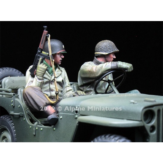 1/35 WWII US Jeep Crew Set (2 figures) 1/35 WWII US Jeep Crew Set (2 figures)