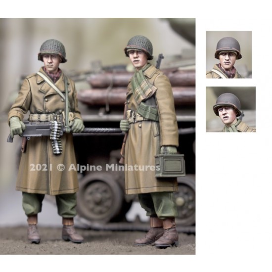 1/35 WWII US MG Team Winter (2 figures) 1/35 WWII US MG Team Winter (2 figures)