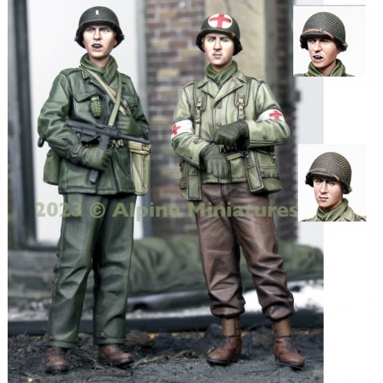 1/35 US Infantry & Medic Set (2 figures) 1/35 US Infantry & Medic Set (2 figures)
