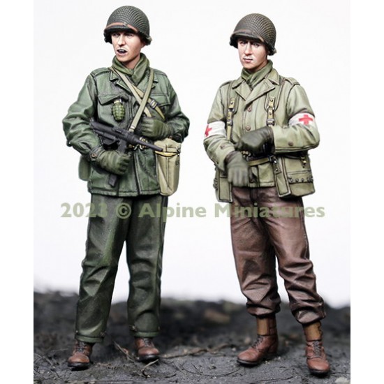 1/35 US Infantry & Medic Set (2 figures) 1/35 US Infantry & Medic Set (2 figures)