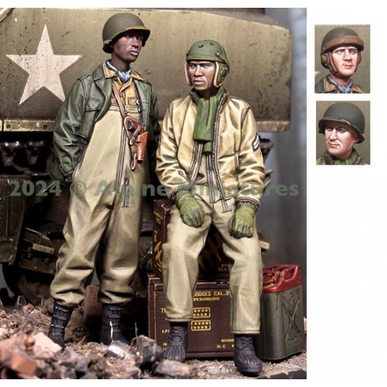 1/35 US 761st Tank Battalion Set (2 figures) 1/35 US 761st Tank Battalion Set (2 figures)
