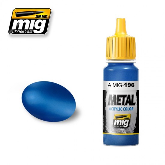 Metal Acrylic Paint - Warhead Metallic Blue (17ml) Metal Acrylic Paint - Warhead Metallic Blue (17ml)