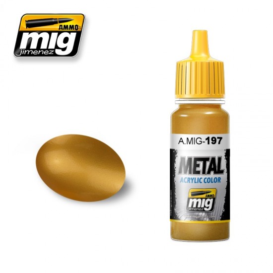 Metal Acrylic Paint - Brass (17ml) Metal Acrylic Paint - Brass (17ml)