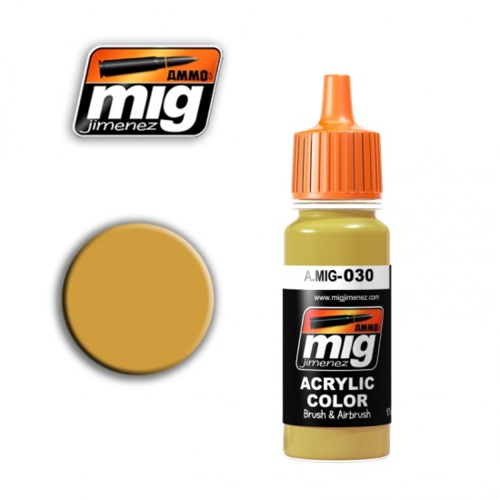 Acrylic Paint - British Sand Yellow for British Desert Vehicles (17ml) Acrylic Paint - British Sand Yellow for British Desert Vehicles (17ml)