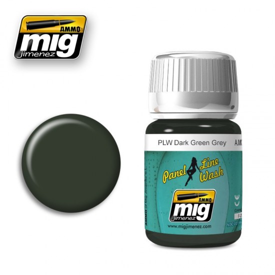 Panel Line Wash - Dark Green Grey (Enamel, 35ml)