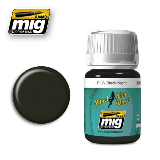 Panel Line Wash - Black Night (Enamel, 35ml) Panel Line Wash - Black Night (Enamel, 35ml)