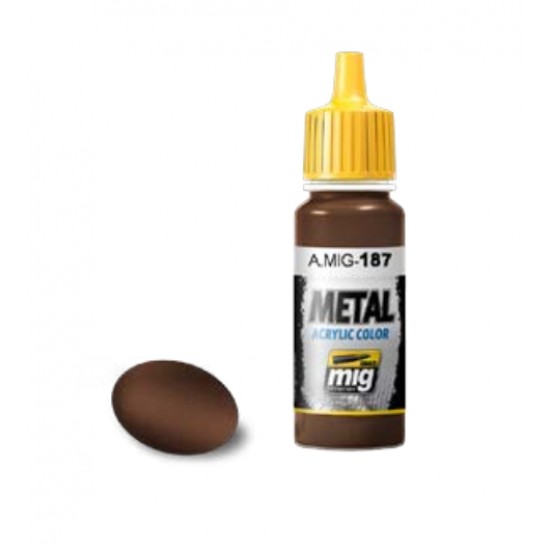 Metal Acrylic Paint - Jet Exhaust Burnt Iron (17ml) Metal Acrylic Paint - Jet Exhaust Burnt Iron (17ml)