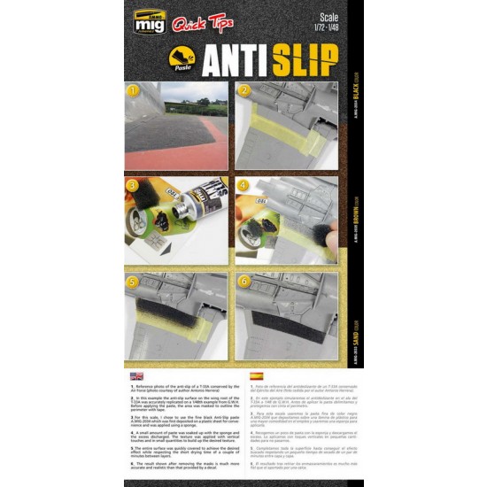 Anti-Slip Paste - Black Colour for 1/72 & 1/48 Scale Models (20ml)