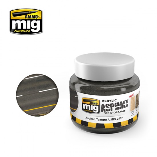 Acrylic Asphalt for Diorama - Asphalt Texture (250ml) Acrylic Asphalt for Diorama - Asphalt Texture (250ml)