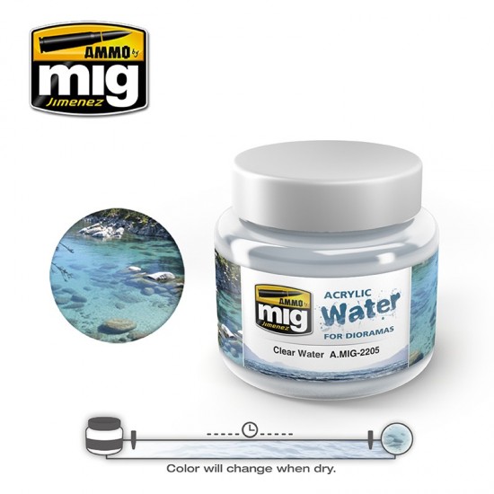 Acrylic Water For Dioramas - Clear Water (250ml) Acrylic Water For Dioramas - Clear Water (250ml)
