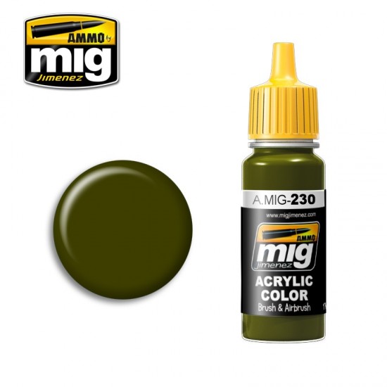 Acrylic Paint - RLM 82 Camo Green (17ml)