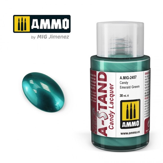 A-STAND Candy Lacquer - Emerald Green (30ml) A-STAND Candy Lacquer - Emerald Green (30ml)