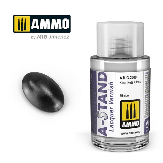 A-STAND Lacquer Varnish - Klear Kote Gloss (30ml) A-STAND Lacquer Varnish - Klear Kote Gloss (30ml)