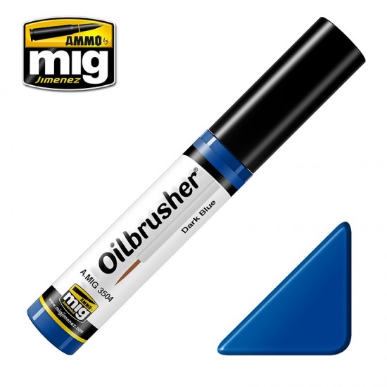 Oilbrusher - Dark Blue (Oil paint with fine brush applicator) Oilbrusher - Dark Blue (Oil paint with fine brush applicator)