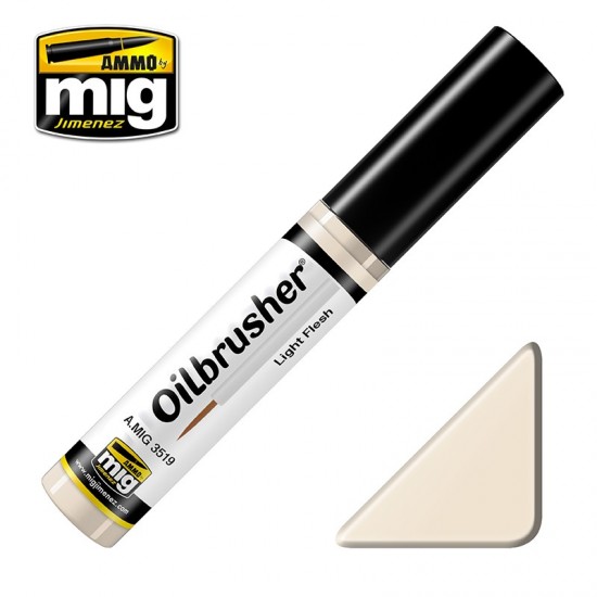 Oilbrusher - Light Flesh (Oil paint with fine brush applicator) Oilbrusher - Light Flesh (Oil paint with fine brush applicator)