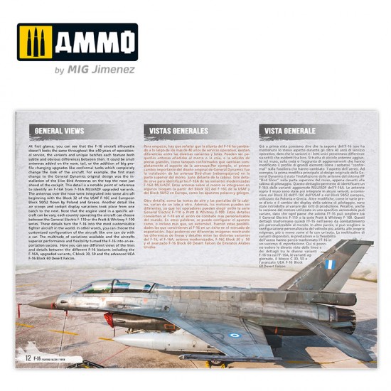 F-16 Fighting Falcon VIPER Visual Modelers Guide (Multilingual: English, Spanish, Italian) F-16 Fighting Falcon VIPER Visual Modelers Guide (Multilingual: English, Spanish, Italian)