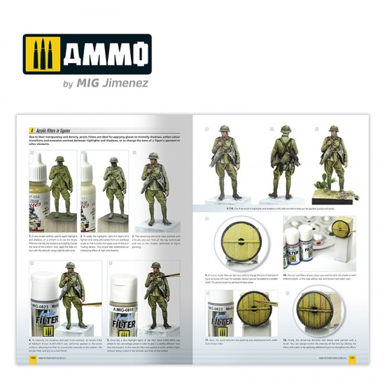 How to Paint with Acrylics 2.0. AMMO Modelling Guide (English, 171 pages)