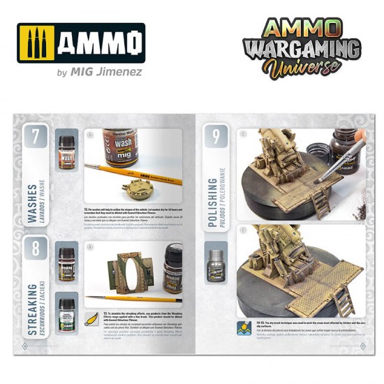 Ammo Wargaming Universe Book #06 - Weathering Combat Vehicles (Multilingual Book) Ammo Wargaming Universe Book #06 - Weathering Combat Vehicles (Multilingual Book)