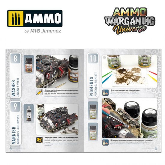 Ammo Wargaming Universe Book #06 - Weathering Combat Vehicles (Multilingual Book) Ammo Wargaming Universe Book #06 - Weathering Combat Vehicles (Multilingual Book)