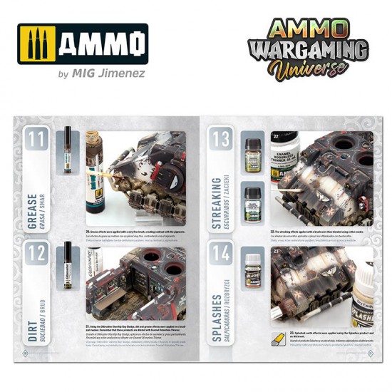 Ammo Wargaming Universe Book #06 - Weathering Combat Vehicles (Multilingual Book) Ammo Wargaming Universe Book #06 - Weathering Combat Vehicles (Multilingual Book)