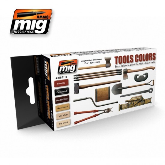 Tool Colours (17ml x 6) Tool Colours (17ml x 6)