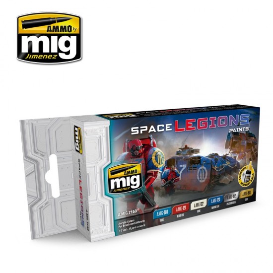 Acrylic Paint Set - Space Legions Colours (6x 17ml) Acrylic Paint Set - Space Legions Colours (6x 17ml)