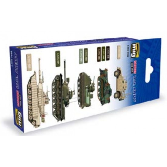 Acrylic Paint Set - Modern USA Army Colours (6x 17ml) Acrylic Paint Set - Modern USA Army Colours (6x 17ml)