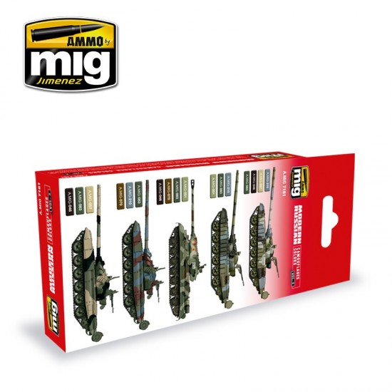 Acrylic Paint Set - Modern Russian Camo Colours Vol.2 Acrylic Paint Set - Modern Russian Camo Colours Vol.2